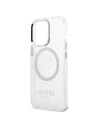Kup Etui Guess GUHMP13LHTRMS Apple iPhone 13 Pro stříbrný/silver hard case Metal Outline Magsafe - GUE2229 - {ean13} - Sklep Home Screen