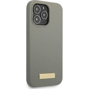 Kup Etui Guess GUHMP13LSPLG Apple iPhone 13 Pro szary/grey hard case Silicone Logo Plate MagSafe - GUE2231 - {ean13} - Sklep Home Screen