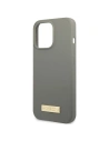 Kup Etui Guess GUHMP13LSPLG Apple iPhone 13 Pro gri/grey carcasă tare Silicon Logo Plate MagSafe - GUE2231 - {ean13} - Sklep Home Screen
