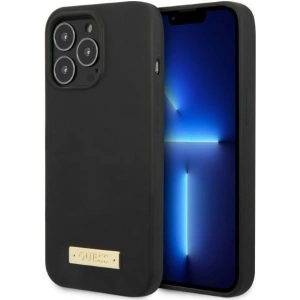 Kup Case Guess GUHMP13LSPLK Apple iPhone 13 Pro schwarz/black Hartschale Silikon Logo-Platte MagSafe - GUE2232 - {ean13} - Sklep Home Screen