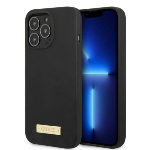 Kup Case Guess GUHMP13LSPLK Apple iPhone 13 Pro schwarz/black Hartschale Silikon Logo-Platte MagSafe - GUE2232 - {ean13} - Sklep Home Screen