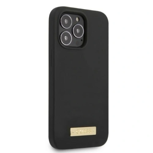 Kup Etui Guess GUHMP13LSPLK Apple iPhone 13 Pro fekete/hard case szilikon logó lemez MagSafe - GUE2232 - {ean13} - Sklep Home Screen