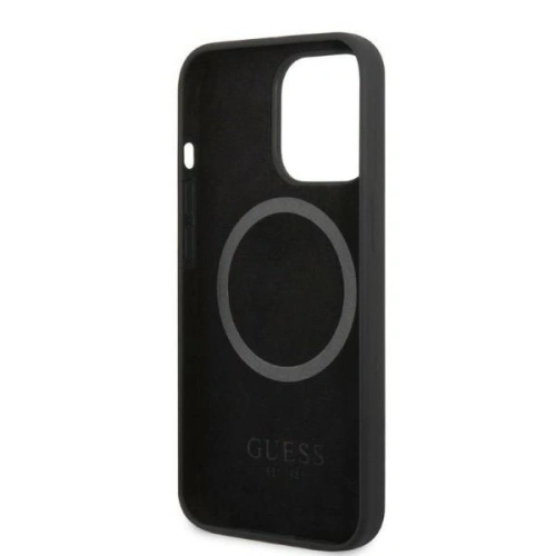 Kup Etui Guess GUHMP13LSPLK Apple iPhone 13 Pro fekete/hard case szilikon logó lemez MagSafe - GUE2232 - {ean13} - Sklep Home Screen