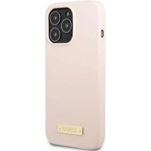 Kup Case Guess GUHMP13LSPLP Apple iPhone 13 Pro rosa/pink Hartschale Silikon Logo-Platte MagSafe - GUE2233 - {ean13} - Sklep Home Screen