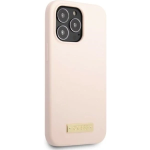 Kup Case Guess GUHMP13LSPLP Apple iPhone 13 Pro rosa/pink Hartschale Silikon Logo-Platte MagSafe - GUE2233 - {ean13} - Sklep Home Screen