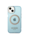 Kup Etui Guess GUHMP13MHTCMB Apple iPhone 13 albastru/blue hard case Gold Outline Translucent MagSafe - GUE2234 - {ean13} - Sklep Home Screen