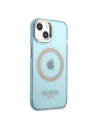 Kup Etui Guess GUHMP13MHTCMB Apple iPhone 13 albastru/blue hard case Gold Outline Translucent MagSafe - GUE2234 - {ean13} - Sklep Home Screen