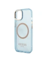 Kup Etui Guess GUHMP13MHTCMB Apple iPhone 13 albastru/blue hard case Gold Outline Translucent MagSafe - GUE2234 - {ean13} - Sklep Home Screen
