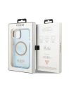 Kup Case Guess GUHMP13MHTCMB Apple iPhone 13 blau/hard case Gold Outline Translucent MagSafe - GUE2234 - {ean13} - Sklep Home Screen
