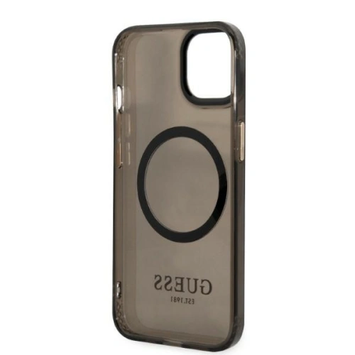 Kup Etui Guess GUHMP13MHTCMK Apple iPhone 13 negru/black hard case Gold Outline Translucent MagSafe - GUE2235 - {ean13} - Sklep Home Screen