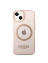 Kup Etui Guess GUHMP13MHTCMP Apple iPhone 13 rozie/pink hard case Gold Outline Translucent MagSafe - GUE2236 - {ean13} - Sklep Home Screen