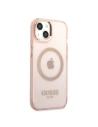 Kup Etui Guess GUHMP13MHTCMP Apple iPhone 13 rozie/pink hard case Gold Outline Translucent MagSafe - GUE2236 - {ean13} - Sklep Home Screen