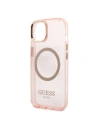 Kup Etui Guess GUHMP13MHTCMP Apple iPhone 13 rozie/pink hard case Gold Outline Translucent MagSafe - GUE2236 - {ean13} - Sklep Home Screen