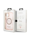 Kup Etui Guess GUHMP13MHTCMP Apple iPhone 13 różowy/pink hard case Gold Outline Translucent MagSafe - GUE2236 - {ean13} - Sklep Home Screen