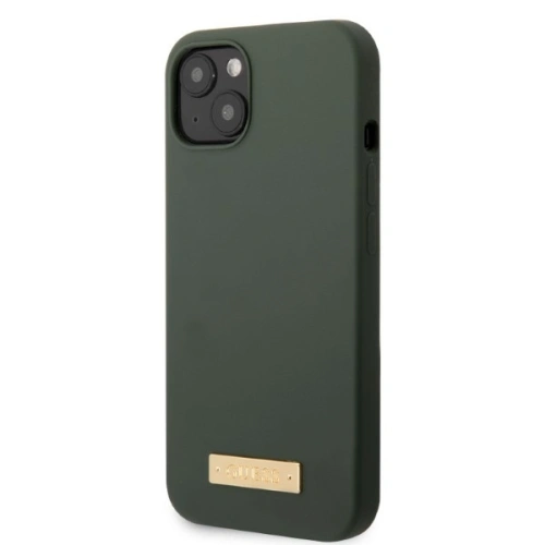 Kup Case Guess GUHMP13MSBPLA Apple iPhone 13 grün/khaki Hardcase Silikon Logo-Platte MagSafe - GUE2238 - {ean13} - Sklep Home Screen