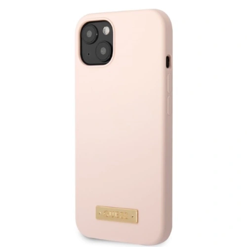 Kup Etui Guess GUHMP13SSBPLP Apple iPhone 13 mini růžový/pink hard case silikonová logo deska MagSafe - GUE2242 - {ean13} - Sklep Home Screen