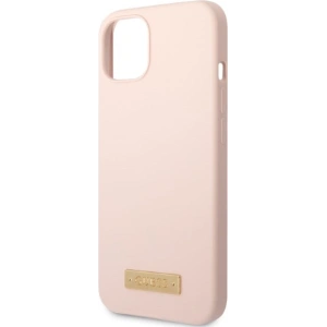 Kup Case Guess GUHMP13SSBPLP Apple iPhone 13 mini rosa/pink Hartschalen-Silikon-Logo-Platte MagSafe - GUE2242 - {ean13} - Sklep Home Screen