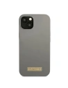 Kup Etui Guess GUHMP13SSPLG Apple iPhone 13 mini gri/grey carcasă tare Silicon Logo Plate MagSafe - GUE2243 - {ean13} - Sklep Home Screen
