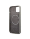 Kup Etui Guess GUHMP13SSPLG Apple iPhone 13 mini gri/grey carcasă tare Silicon Logo Plate MagSafe - GUE2243 - {ean13} - Sklep Home Screen