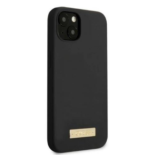 Kup Etui Guess GUHMP13SSPLK Apple iPhone 13 mini negru/black carcasă dură Silicon Placă cu Logo MagSafe - GUE2244 - {ean13} - Sklep Home Screen