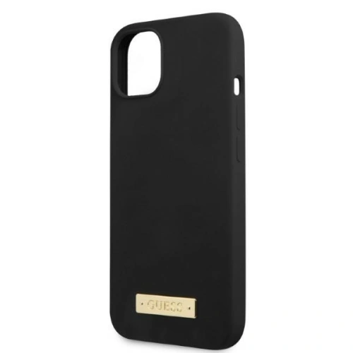 Kup Etui Guess GUHMP13SSPLK Apple iPhone 13 mini negru/black carcasă dură Silicon Placă cu Logo MagSafe - GUE2244 - {ean13} - Sklep Home Screen
