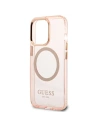 Kup Etui Guess GUHMP13XHTCMP Apple iPhone 13 Pro Max růžový/pink hard case Gold Outline Translucent MagSafe - GUE2248 - {ean13} - Sklep Home Screen
