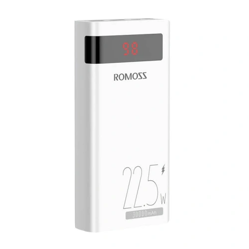 Buy Powerbank Romoss SENSE8PF 30000mAh, 22.5W (white) - ROM29 - {ean13} - Home Screen Store Europe