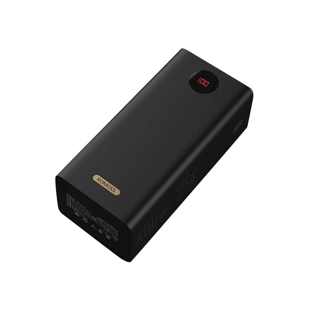 Powerbank Romoss PEA60 60000mAh, QC + PD, 22.5W (czarny)