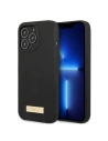 Etui Guess GUHMP13XSPLK Apple iPhone 13 Pro Max fekete/black kemény tok Szilikon Logó Plate MagSafe