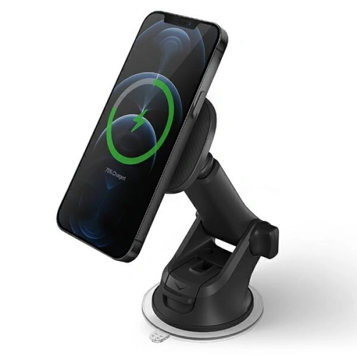 Kup Uchwyt samochodowy magnetyczny z ładowaniem bezprzewodowym UNIQ Magneo MagSafe 3w1 Car Dash & Vent Mount szary/grey - UNIQ817 - {ean13} - Sklep Home Screen