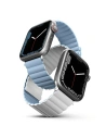 Kup Pasek UNIQ Revix Apple Watch 4/5/6/7/SE/8/9/Ultra 44/45/49mm Reversibil Magnetic alb-albastru/white-blue - UNIQ818 - {ean13} - Sklep Home Screen