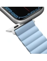 Kup Pasek UNIQ Revix Apple Watch 4/5/6/7/SE/8/9/Ultra 44/45/49mm Reversibil Magnetic alb-albastru/white-blue - UNIQ818 - {ean13} - Sklep Home Screen