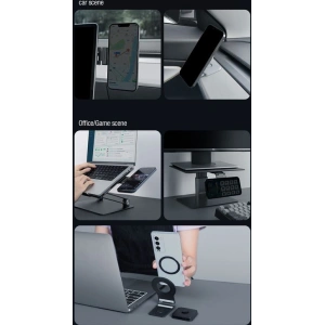 Kup Uniwersalny uchwyt Nillkin Snapflex Magnetic Mount MagSafe czarny - NLK757 - {ean13} - Sklep Home Screen