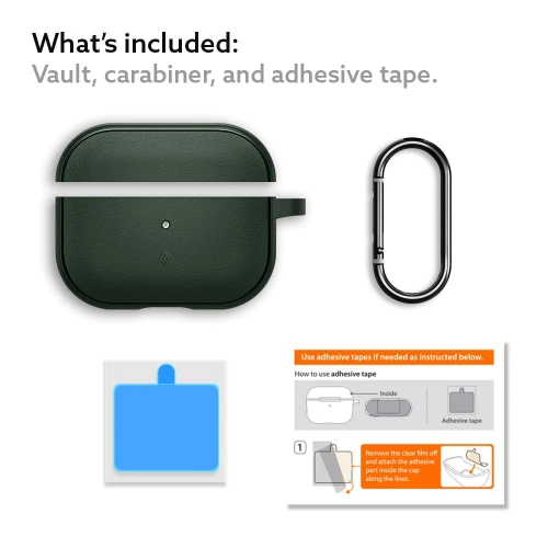 Kup Etui Caseology Vault Apple AirPods Pro 1 Éjféli Zöld - CSL85 - {ean13} - Sklep Home Screen