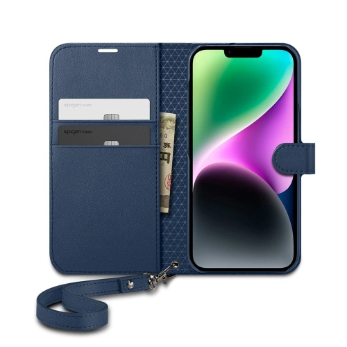 Kup Etui Spigen Wallet S Apple iPhone 14 Klasszikus Kék - SPN2563 - {ean13} - Sklep Home Screen