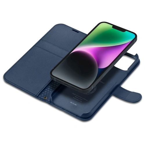 Kup Case Spigen Wallet S Apple iPhone 14 Classic Blau - SPN2563 - {ean13} - Sklep Home Screen