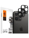 Gehärtetes Glas für Spigen Optik.tr Kamera Schutz Apple iPhone 14 Pro/14 Pro Max Schwarz [2 PACK]