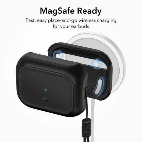 Kup Case ESR Orbit Halolock MagSafe für Apple AirPods Pro 2/1 Schwarz - ESR620 - {ean13} - Sklep Home Screen