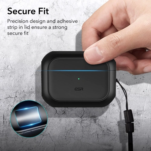 Kup Case ESR Orbit Halolock MagSafe für Apple AirPods Pro 2/1 Schwarz - ESR620 - {ean13} - Sklep Home Screen
