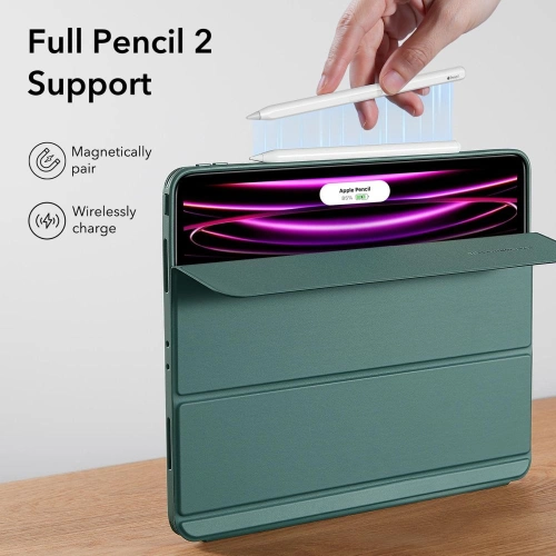 Kup Etui ESR Ascend Hybrid Apple iPad Pro 12.9 2021/2022 (5. és 6. generáció) Erdőzöld - ESR622 - {ean13} - Sklep Home Screen