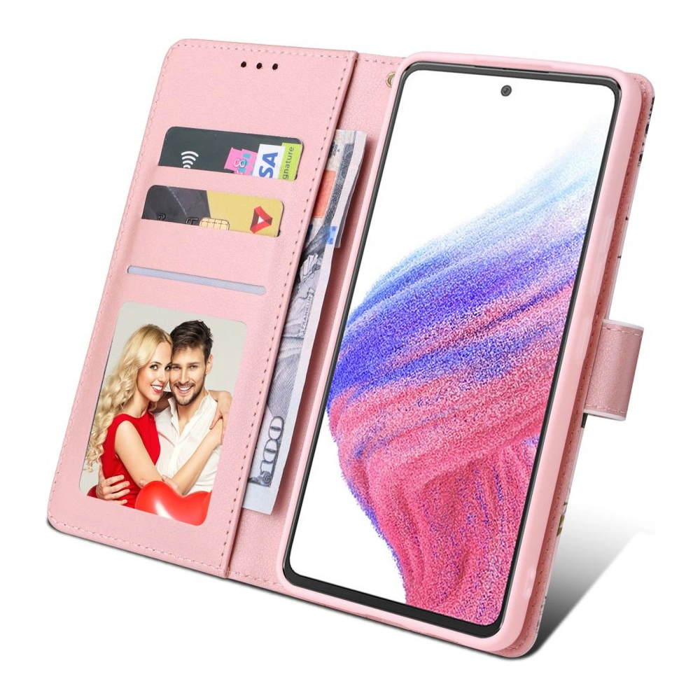 Etui Tech-Protect Wallet Samsung Galaxy A53 5G Garden Pink