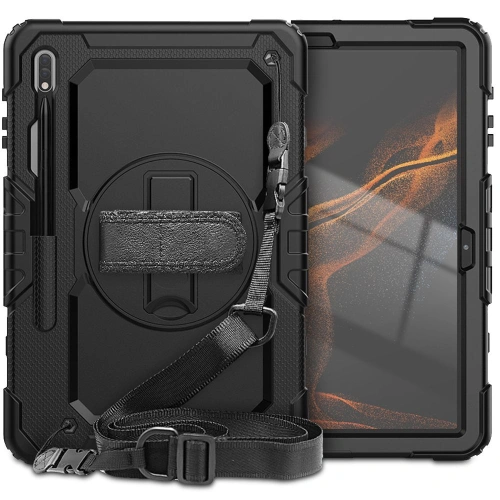 Kup Etui Tech-Protect Solid360 Samsung Galaxy Tab S8+ Plus/S7+ Plus/S7 FE 12.4 Fekete - THP1474 - {ean13} - Sklep Home Screen
