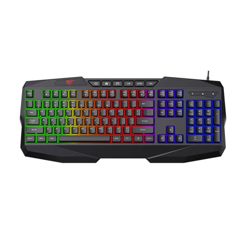 Kup Mechanikus gaming billentyűzet Havit KB878L RGB (fekete) - HVT198 - {ean13} - Sklep Home Screen