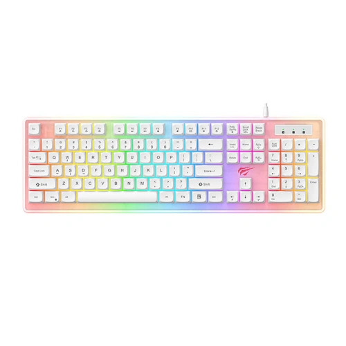 Buy Havit Gaming Mechanical Keyboard KB876L RGB (biała) - HVT199 - {ean13} - Home Screen Store Europe
