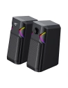 Počítačové reproduktory Havit SK205 2.0 RGB (černé)