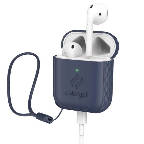 Kup Etui Catalyst Lanyard Apple AirPods 2/1 sötétkék - CAT122 - {ean13} - Sklep Home Screen