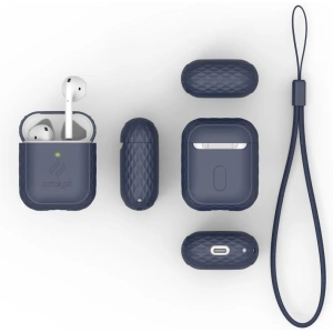 Kup Etui Catalyst Lanyard Apple AirPods 2/1 albastru închis - CAT122 - {ean13} - Sklep Home Screen