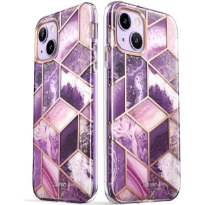 Kup Etui Supcase Cosmo Apple iPhone 14 Plus / 15 Plus Marble Purple - SPC313 - {ean13} - Sklep Home Screen