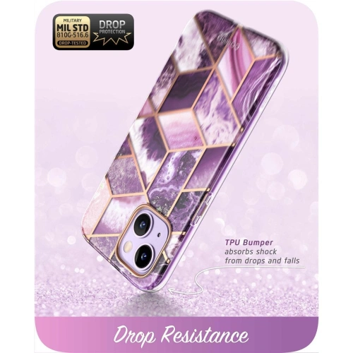 Kup Case Supcase Cosmo Apple iPhone 14 Plus / 15 Plus Marmor Lila - SPC313 - {ean13} - Sklep Home Screen