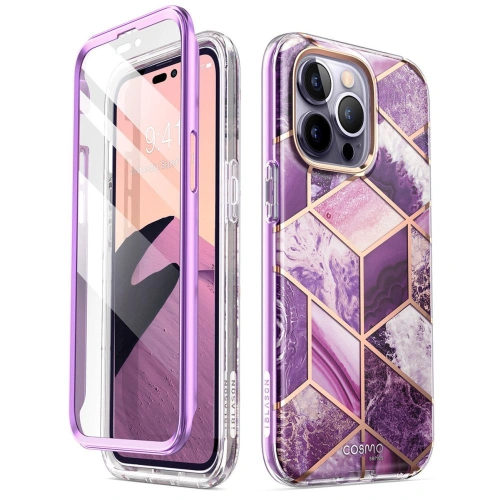 Kup Case Supcase Cosmo Apple iPhone 14 Pro Max Marmor Lila - SPC316 - {ean13} - Sklep Home Screen